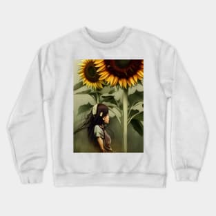 Walking through the Sunflowers Crewneck Sweatshirt